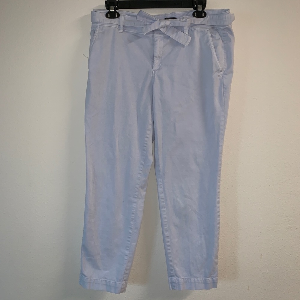 Loft light blue tie chinos